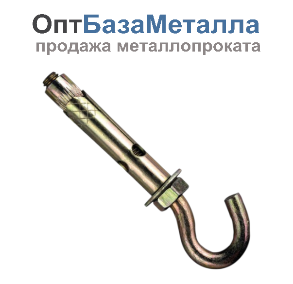 Анкерный болт с полукольцом 10х80