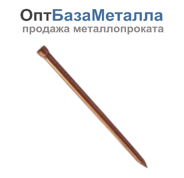 Гвоздь финишный 1.4х25 омеднённый