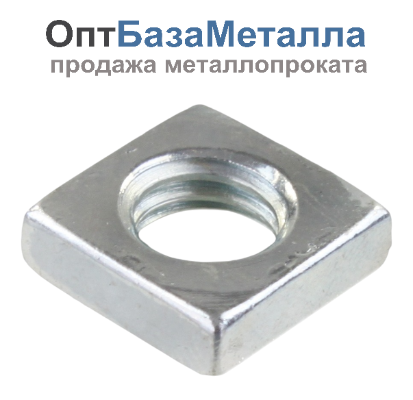Гайка квадратная 6 оцинкованный DIN 562