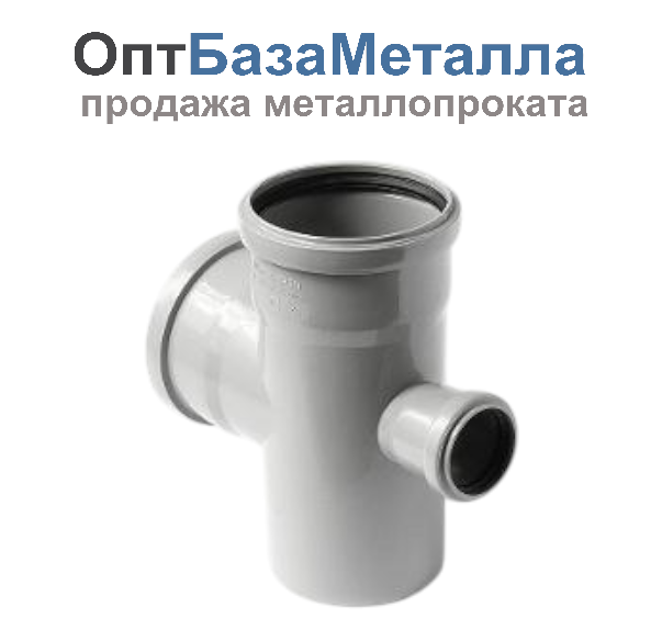 Крестовина PP-H 1-плоскостная серая Дн 110х110х50х87гр ап в/к VALFEX 27211115