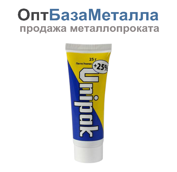 Паста UNIPAK 25 г. тюбик 20+5 г. вода, пар 5007502