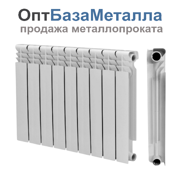 Радиатор биметаллический МС THERMA Q3 500/80 9 секций 1350 Вт