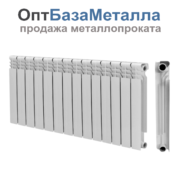 Радиатор биметаллический МС THERMA Q3 500/80 14 секций 2100 Вт