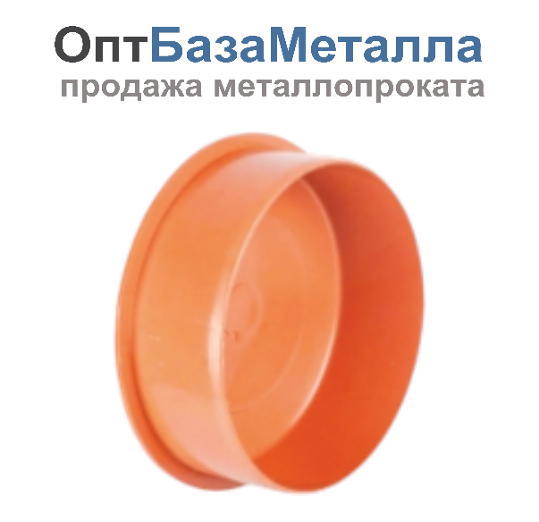 Заглушка НПВХ коричневая Дн 110 ап Хемкор 2490209