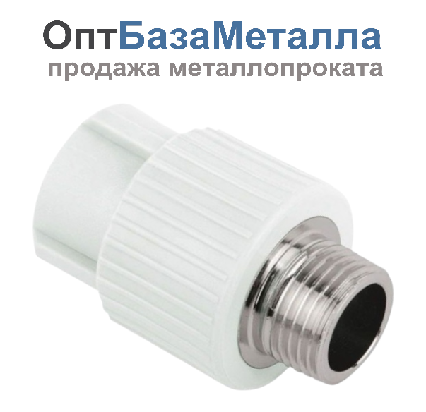 Муфта PP-R комбинированная белая НР Дн 32x1" RTP РосТурПласт 10666