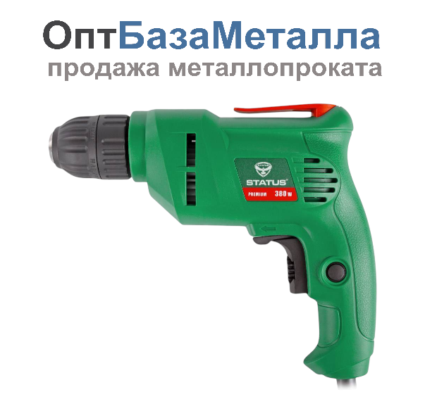 Дрель сетевая б/ударная D-380 STATUS 02071101
