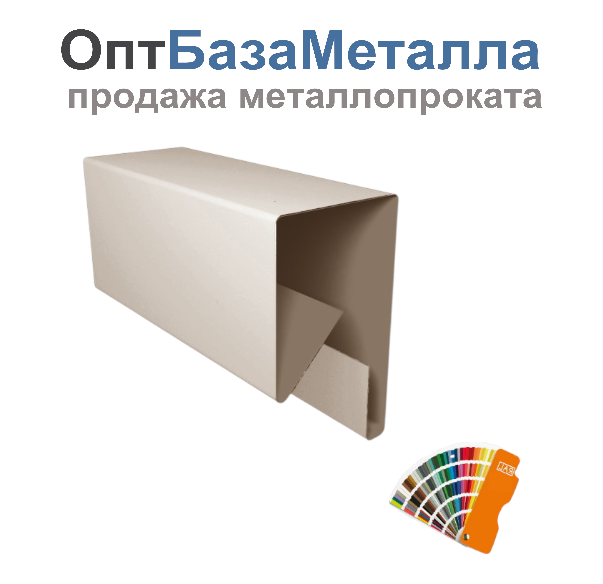 Планка заборная 0,45x20x22x17x2000 цвет под заказ