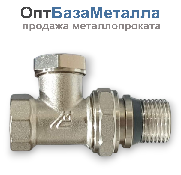 Клапан запорный радиаторный прямой 1/2 MC THERMA Q
