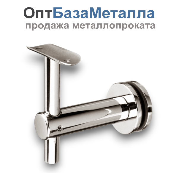 Держатель поручня зеркало 50,8, марка AISI 304