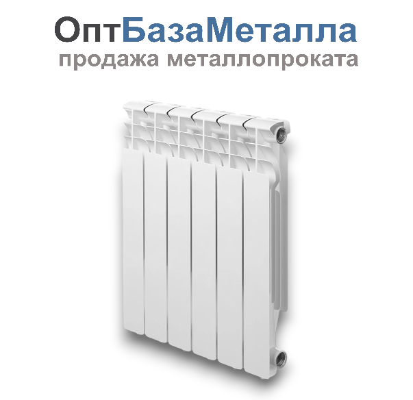 Радиатор биметаллический HALSEN 500/80 978Вт 6 секций