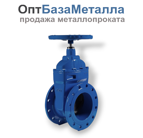 Задвижка чугунная тип МЗВ 30ч39р Ду400 Ру16 120C открытая гайка, DN 400