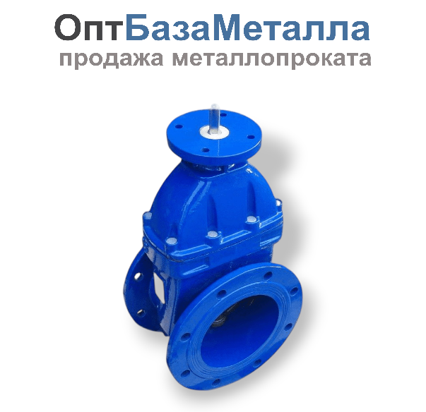 Задвижка чугунная тип МЗВ 30ч939р Ду600 Ру10 под эл. привод 120C открытая гайка, DN 600