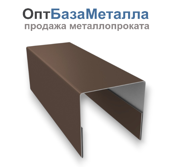 Планка заборная 0,45x20x22x17x2000 RAL8017 шоколадно-коричневый