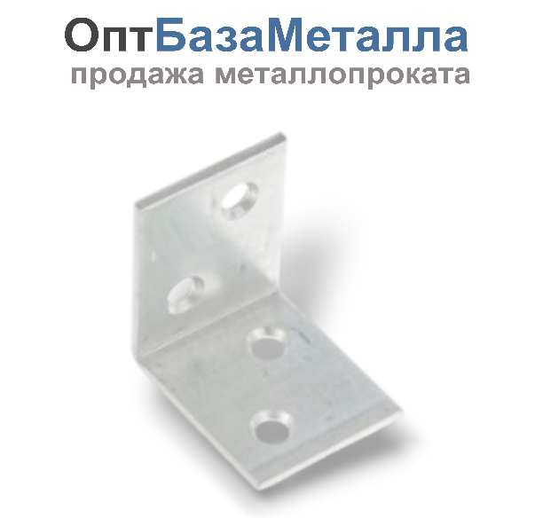 Угол мебельный KS4-25x25x25x2,0 широкий 100 шт